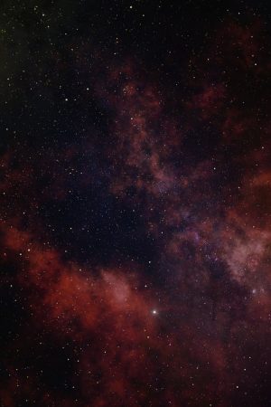 4k电影下载 4K科幻电影封面，宇宙星云背景展示HDR色彩表现力